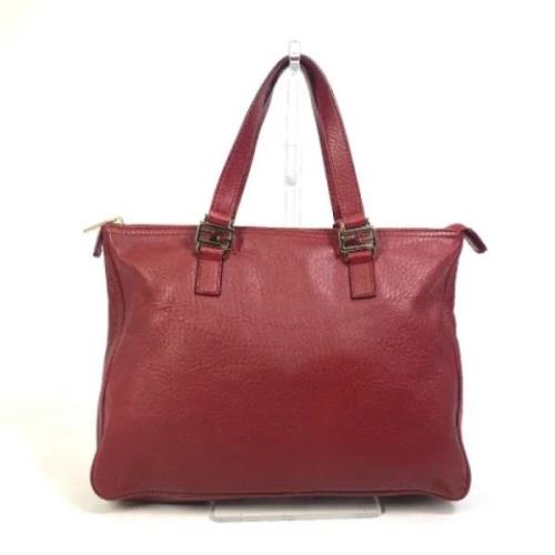 Pre-owned Leather fendi-bags Fendi Vintage , Red , Dames