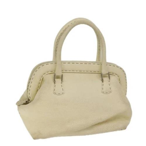 Pre-owned Canvas handbags Fendi Vintage , Beige , Dames