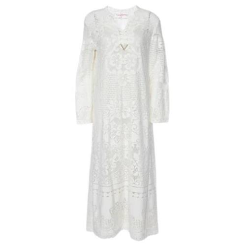 Pre-owned Lace dresses Valentino Vintage , White , Dames