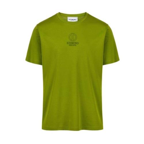 Interlock T-shirt Iceberg , Green , Heren