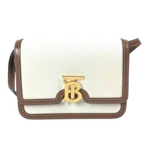 Pre-owned Fabric shoulder-bags Burberry Vintage , Beige , Dames