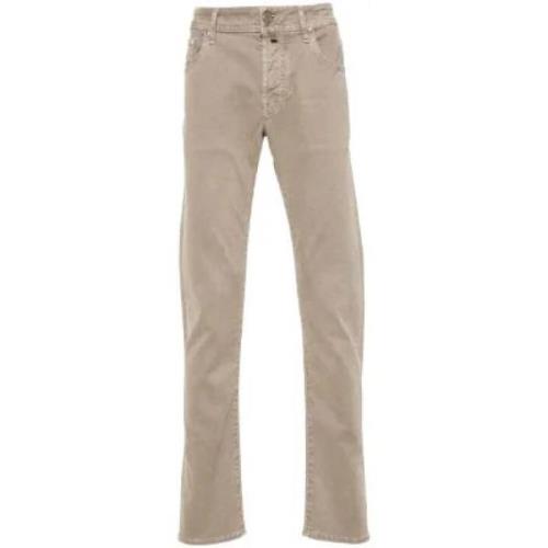 Slim Fit Bruine Jeans Jacob Cohën , Beige , Heren