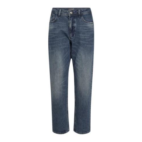 Blauwe Boyfriend Jeans MOS Mosh , Blue , Dames