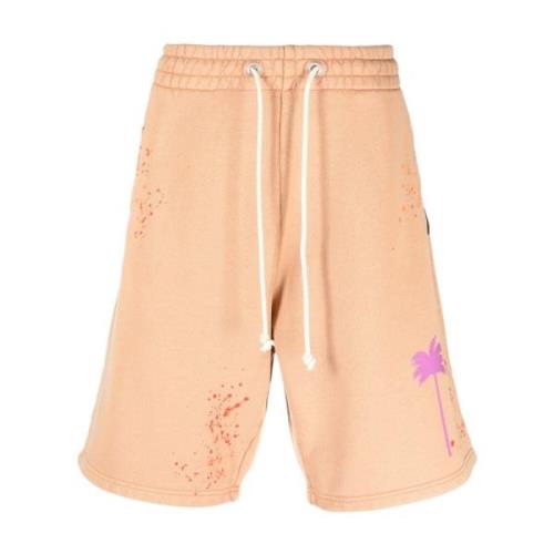 Stijlvolle Sweatshorts voor de Moderne Man Palm Angels , Orange , Here...