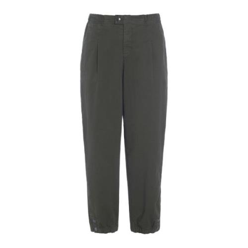 Elastische Casual Bosgroene Broek Bitte Kai Rand , Green , Dames