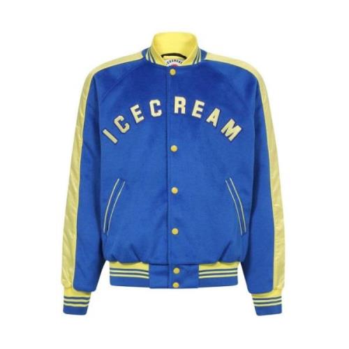 Gewatteerde Bomberjack Icecream , Blue , Heren