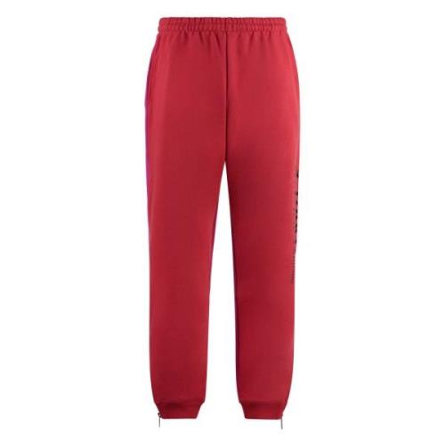 Contrasterende logo track-pants met rits Vetements , Multicolor , Here...