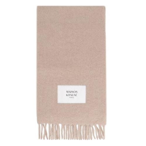 Scarves Maison Kitsuné , Beige , Dames