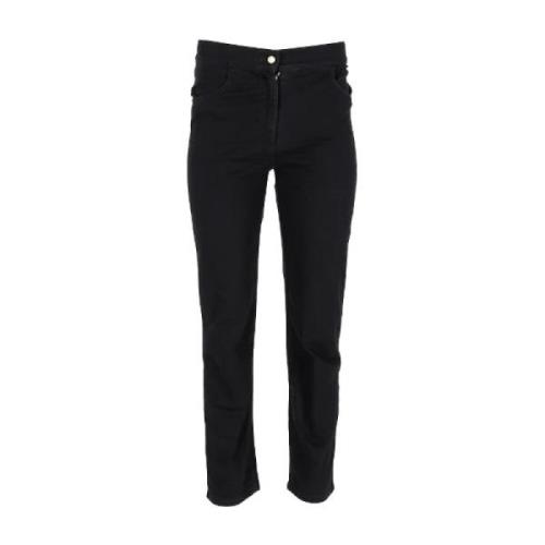 Pre-owned Cotton jeans Balmain Pre-owned , Black , Dames