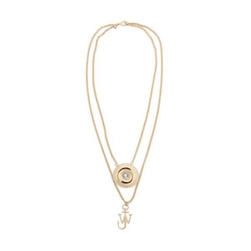 Elegante Gouden Hanger Ketting JW Anderson , Yellow , Dames