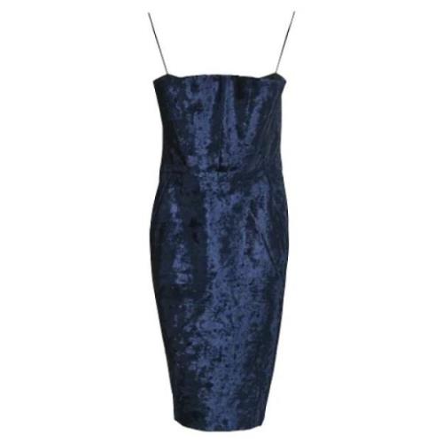 Pre-owned Velvet dresses Acne Studios Pre-owned , Blue , Dames