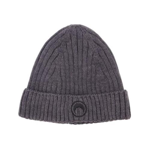 Lichtgrijze Wol Beanie Marine Serre , Gray , Unisex