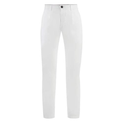 Chino Broek met Zakken en Elastaan Department Five , White , Heren