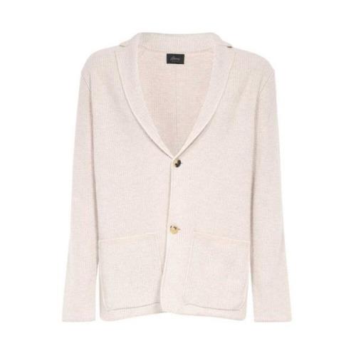 Luxe Cashmere Revers Kraag Vest Brioni , Beige , Heren