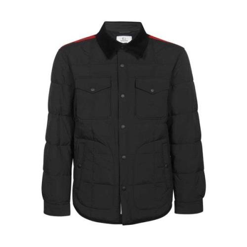 Heritage Terrain Gewatteerde Jas Woolrich , Black , Heren