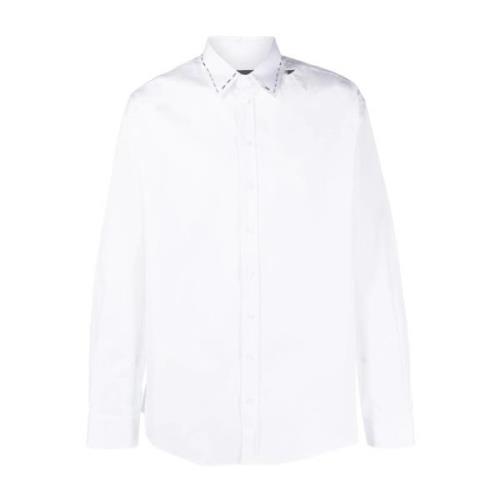 Casual Katoenen Overhemd voor Mannen Dsquared2 , White , Heren