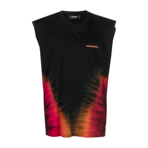 Casual Katoenen T-Shirt Dsquared2 , Multicolor , Heren