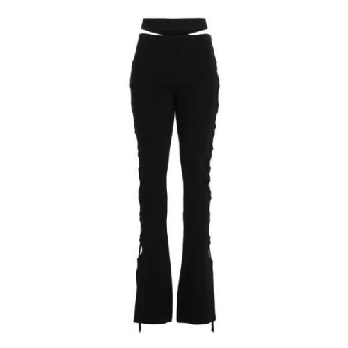 Stijlvolle Damesbroek met Uitsparingen Andrea Adamo , Black , Dames