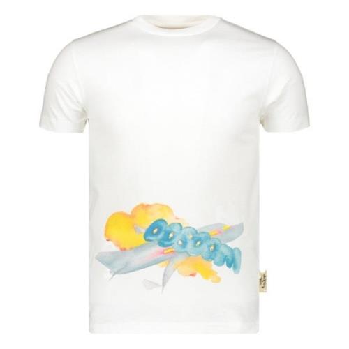 Katoenen T-shirt met Logo Off White , White , Heren