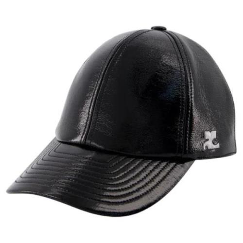 Fabric hats Courrèges , Black , Dames