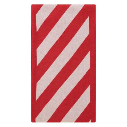 Dubbelzijdige Pijl Sjaal Off White , Red , Dames