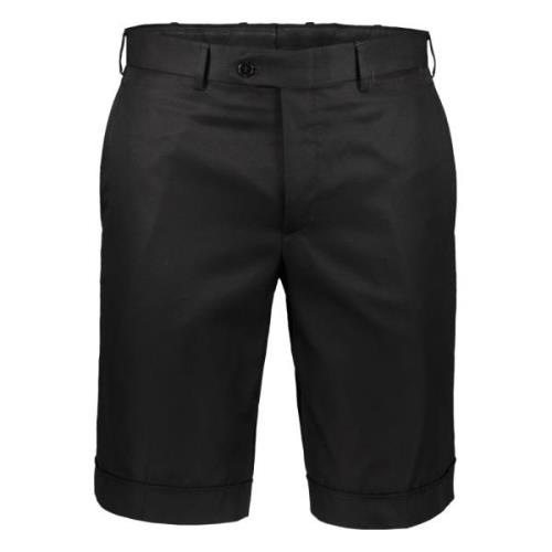 Katoenen Bermuda Shorts Brioni , Black , Heren