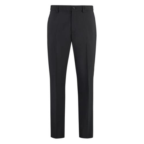 Wollen broek met ritssluiting Department Five , Black , Heren