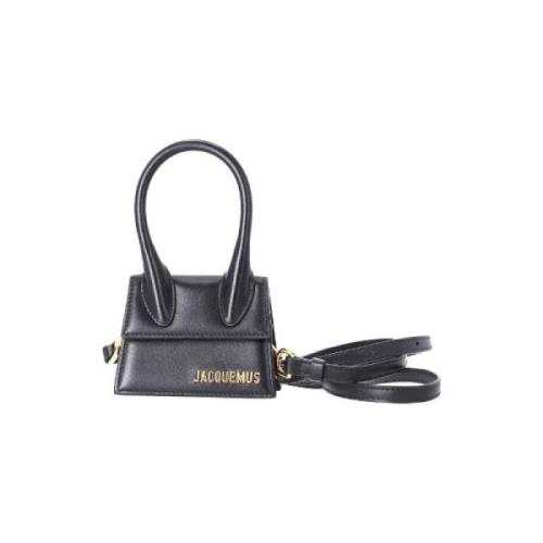 Pre-owned Leather handbags Jacquemus Pre-owned , Black , Dames