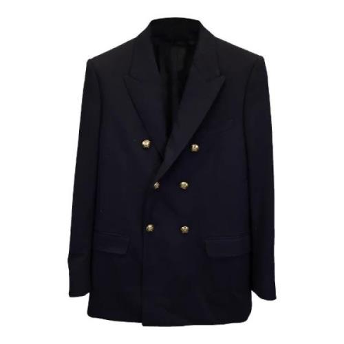 Wool outerwear Celine , Blue , Dames