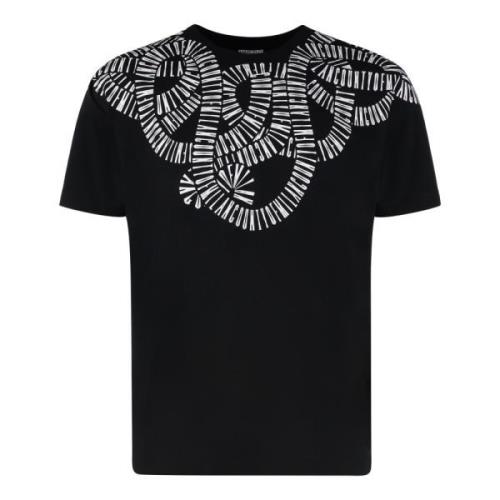 Bedrukt katoenen T-shirt Marcelo Burlon , Black , Heren