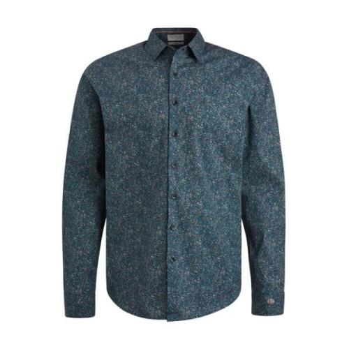 Lange mouw shirt A/O print Cast Iron , Blue , Heren