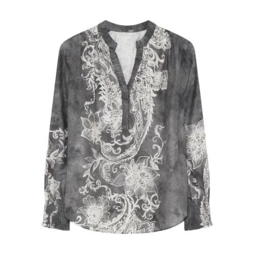 Lange Mouw Blouse Sikka Stijl Gustav , Gray , Dames