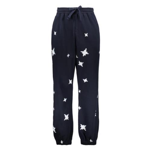 Sterren Print Katoenen Track-Pants JW Anderson , Blue , Heren