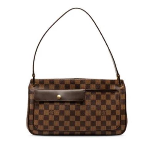 Pre-owned Leather handbags Louis Vuitton Vintage , Brown , Dames