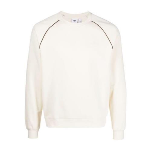 Sweatshirts Adidas , White , Heren