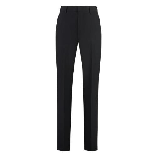 Logoed wollen broek Givenchy , Black , Heren