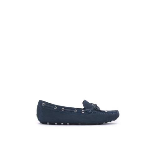 Blauwe Mocassins met Elastische Zool Kazar , Blue , Dames