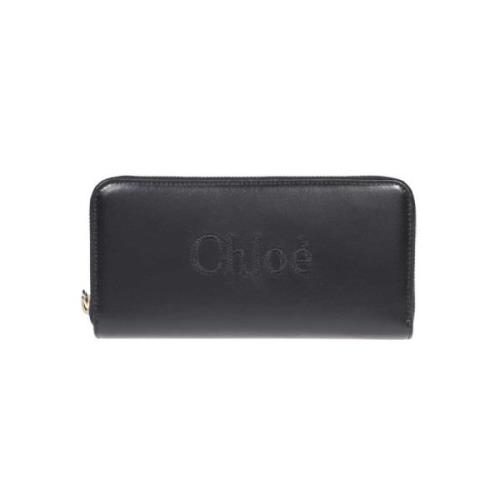 Ritsportemonnee Chloé , Black , Dames