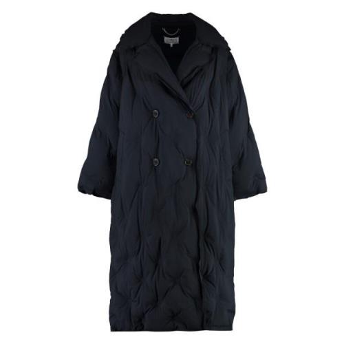 Oversized Gewatteerde Jas Maison Margiela , Black , Dames