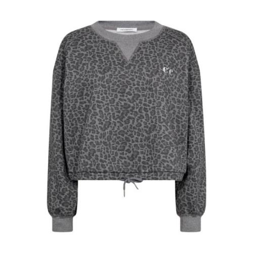 Tie Leo CropCC Sweatshirt Co'Couture , Gray , Dames