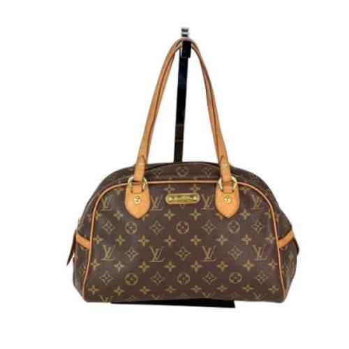 Pre-owned Canvas louis-vuitton-bags Louis Vuitton Vintage , Brown , Da...