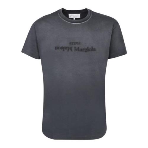 Luxe Paars T-shirt Maison Margiela , Gray , Heren