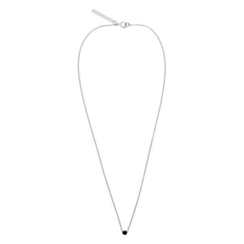 Steen Decoratieve Messing Ketting Dries Van Noten , Gray , Heren