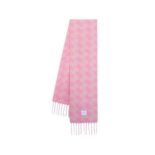 Alpaca Wol Sjaal - Roze Patou , Pink , Dames