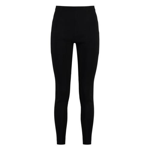 Ribbed High-Waist Leggings Yves Salomon , Black , Dames