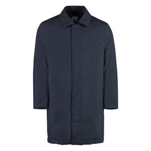 Polyester Parka met zijzakken PS By Paul Smith , Blue , Heren