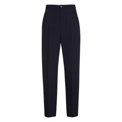 Wollen broek met zakken Balenciaga , Blue , Heren