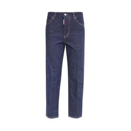 Stijlvolle 5-pocket jeans met contraststiksels Dsquared2 , Blue , Dame...