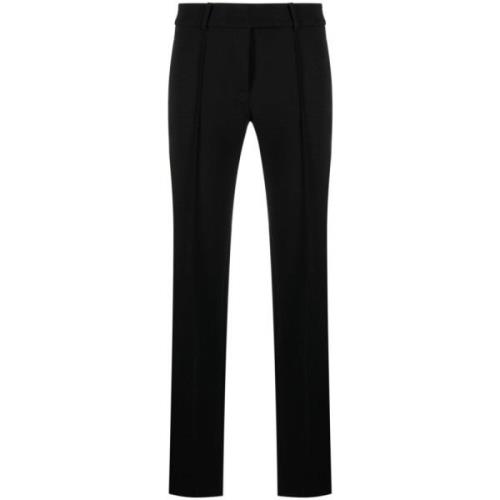 Zwarte Flared Broek met Dartdetails Michael Kors , Black , Dames