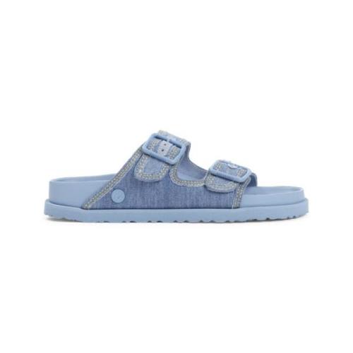 Denim Arizona Sandalen Birkenstock , Blue , Heren